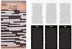 Idea-Ology Tim Holtz Word Sticker Book - Small Talk (296 Stickers)