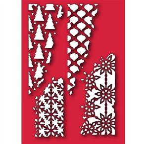 Memory Box Die Set - Distressed Holiday Collage