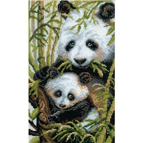 Riolis Panda with Young - Cross Stitch Kit