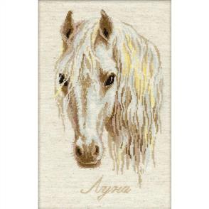 Riolis Moon - Horse Portrait - Cross Stitch Kit