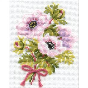 Riolis Anemones - Cross Stitch Kit