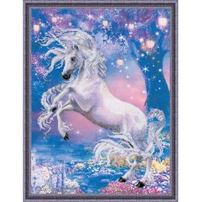 Riolis Unicorn - Printed Cross Stitch Kit