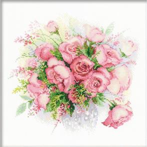 Riolis Watercolour Roses - Cross Stitch Kit