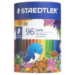 Staedtler Luna 327 Fibre-Tip Pen - Tub Of 96