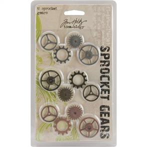 Idea-Ology Tim Holtz Sprocket Metal Gears 12/pkg