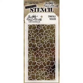 Stampers Anonymous Tim Holtz Layering Stencil - Crackle