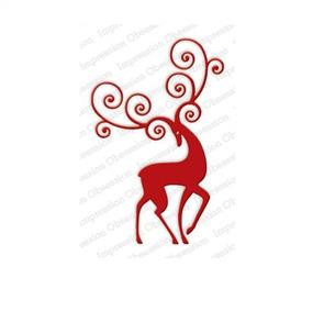 Impression Obsession Dies - Reindeer Flourish