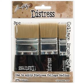 Ranger Ink Tim Holtz Distress Collage Brush Set 3/pk