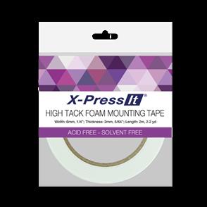 X-Press It High Tack Foam Mounting Tape - 6mm x 2m