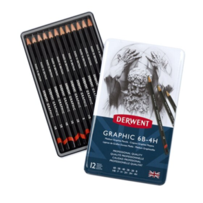 Derwent Graphic Pencil Tin 12 Medium