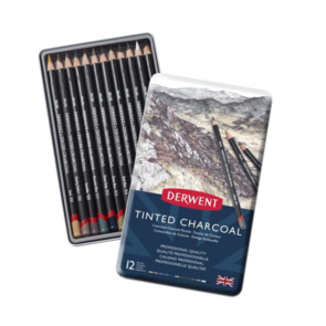 Derwent Tinted Charcoal Tin 12