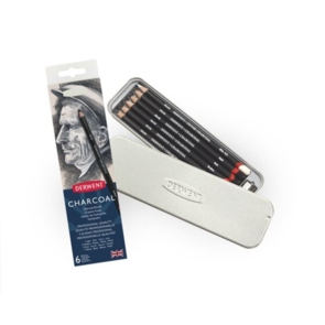Derwent Charcoal Pencil Tin 6