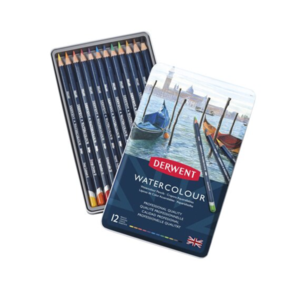 Derwent Watercolour Pencil Tin 12