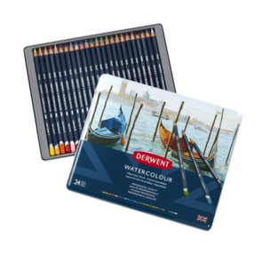 Derwent Watercolour Pencil Tin 24