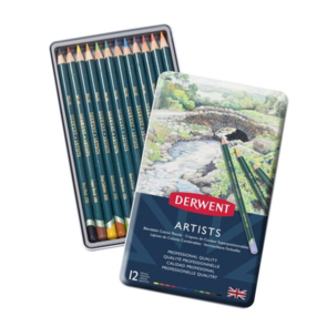 Derwent Artists Pencils 12 Tin