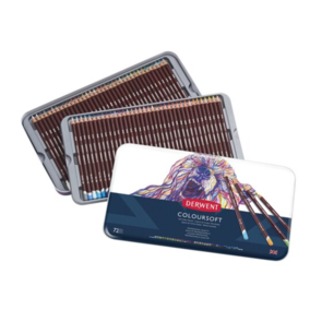 Derwent Coloursoft Pencil Tin 72