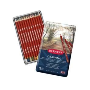 Derwent Drawing Pencil Tin 12