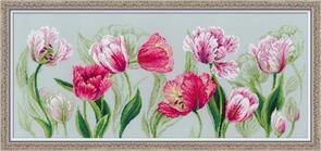 Riolis Spring Tulips - Cross Stitch Kit Premium