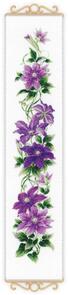 Riolis Clematis Cross Stitch Kit