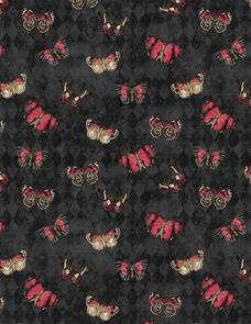 Wilmington MM Fabs Susan Winget Harlequin Poppies 3023-39632-993