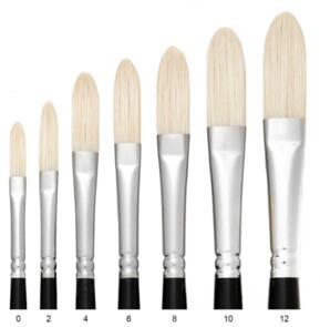 Trekell Hog Bristle - Long Filbert