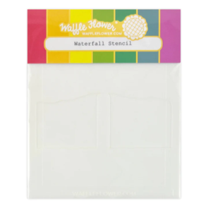 Waffle Flower Waterfall Stencil Trio