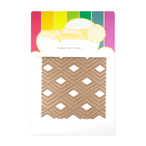 Waffle Flower Zigzag Foil Plate