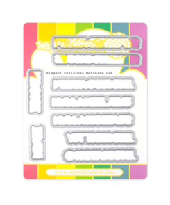 Waffle Flower Elegant Christmas Matching Die