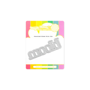 Waffle Flower Oversized Bloom Print Die
