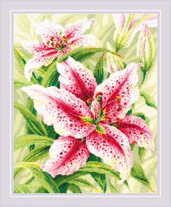 Riolis Cross Stitch Kit - Lilies