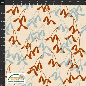 Stof Fabric Seedpods - BEIGE