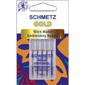 Schmetz Gold Embroidery Needles