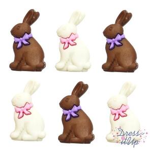 Dress It Up Chocolate Bunnies