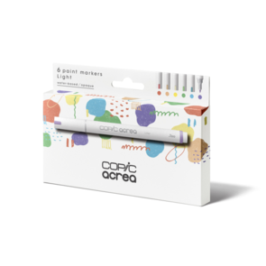 Copic Acrea Paint Markers - Six Set Light Colours