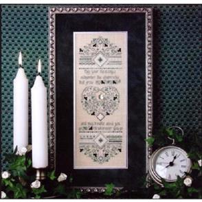 The Sweetheart Tree Cross Stitch Pattern - Irish Blessing Sampler