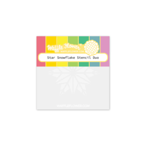 Waffle Flower Star Snowflake Stencil Duo