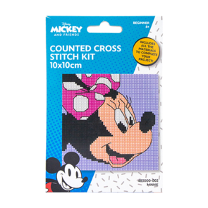 Disney Counted Cross Stitch Mini 10x10cm - Minnie