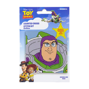 Disney Counted Cross Stitch Mini 10x10cm - Buzz