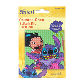 Disney Counted Cross Stitch Mini 10x10cm - Lilo & Stitch