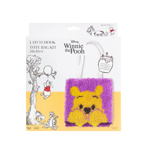 Disney Latch Hook Tote Kit 29x30cm - Pooh