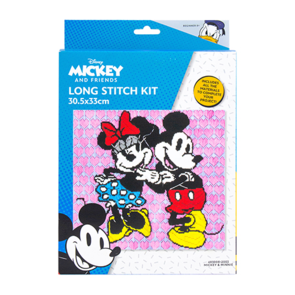 Disney Longstitch Kit 24x24cm - Mickey & Minnie