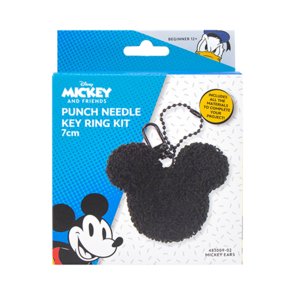 Disney Punch Needle Key Ring 7cm - Mickey Ears