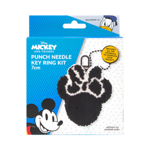 Disney Punch Needle Key Ring 7cm - Minnie Ears
