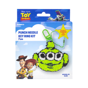 Disney Punch Needle Key Ring 7cm - Alien