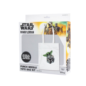 Disney Star Wars Punch Needle Tote 30x35cm - Grogu