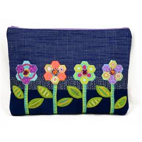 Sue Spargo Zinnia Zip Bag Pattern