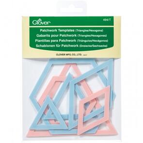 Clover Patchwork Templates - Triangles / Hexagons
