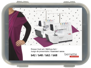 Bernette Presser-Foot Coverstitch Set b42 / b48 / b62 / b68