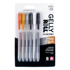 SAKURA Gelly Roll Retractable Metal effects set - 6 pcs