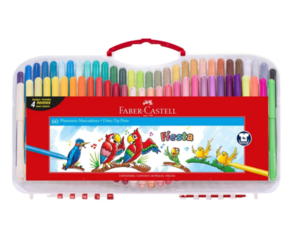 Faber-Castell Fiesta Fibre-tip Pens - Case of 60